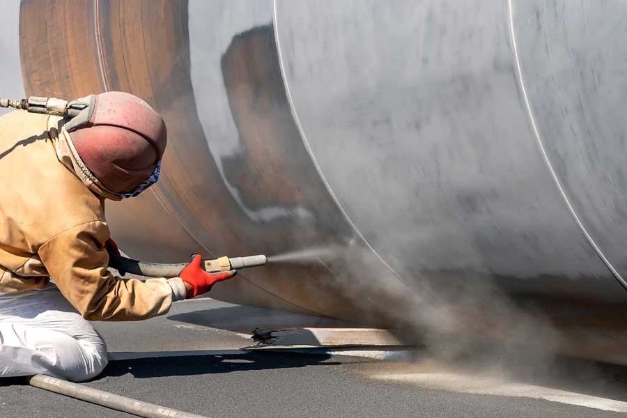 abrasive blasting