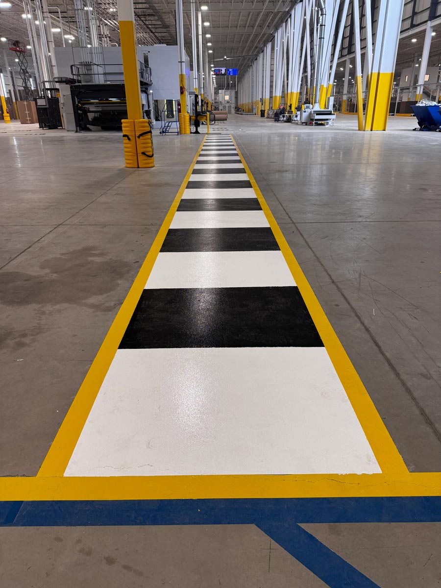 safety floor lines