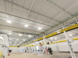 Metal Deck Ceiling Painting