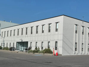 Commercial Building After Staining