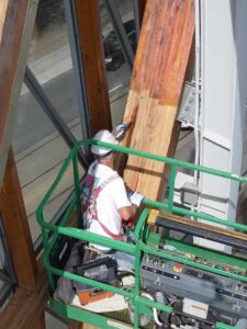 AGO Wood Beam Staining