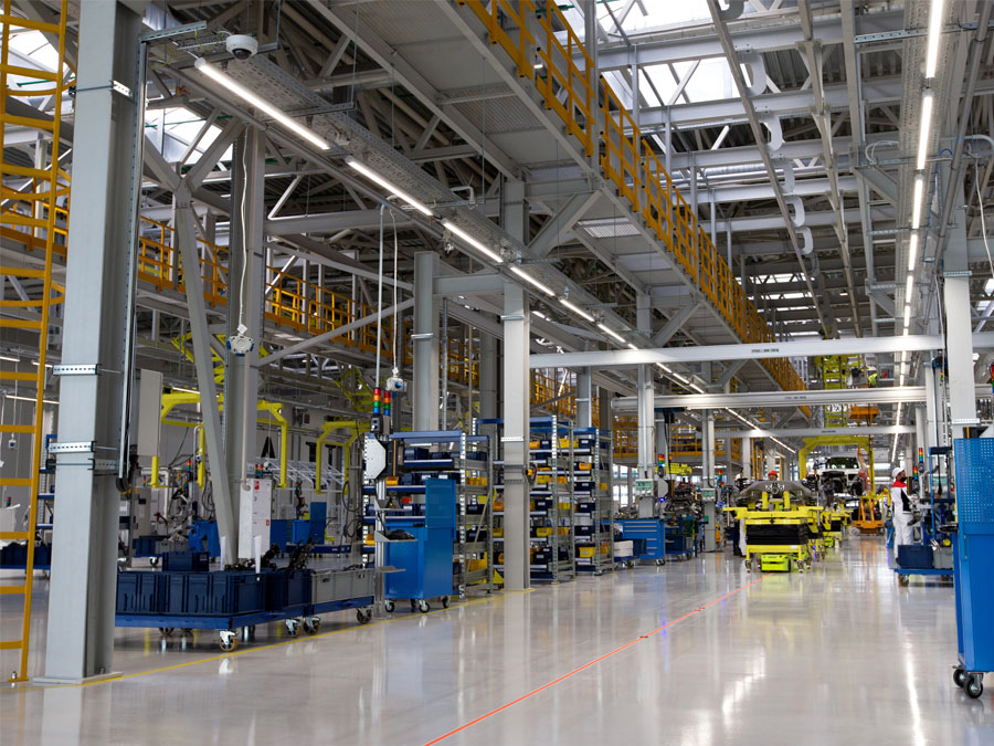 automotive factory floor painting