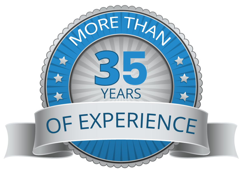 More Than 35 Years of Experience